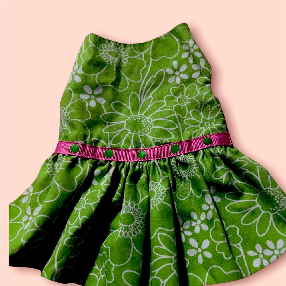 Springtime flower pet dress